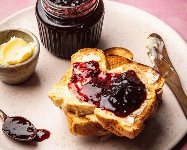 Elderberry and blackberry jam