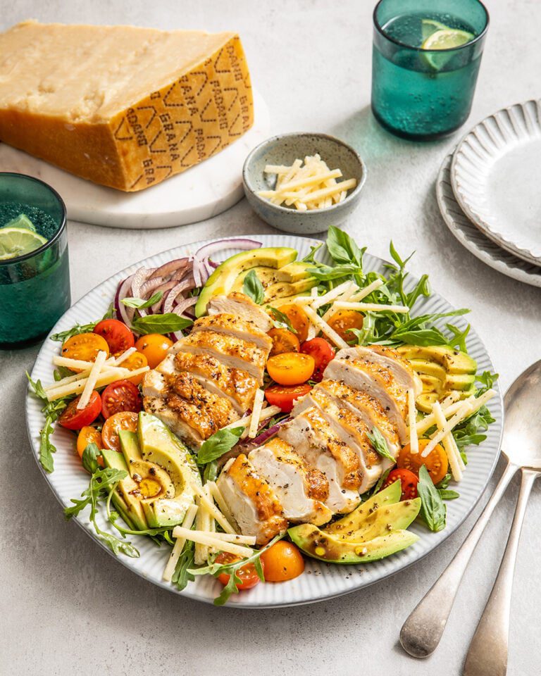 Chicken and Grana Padano salad