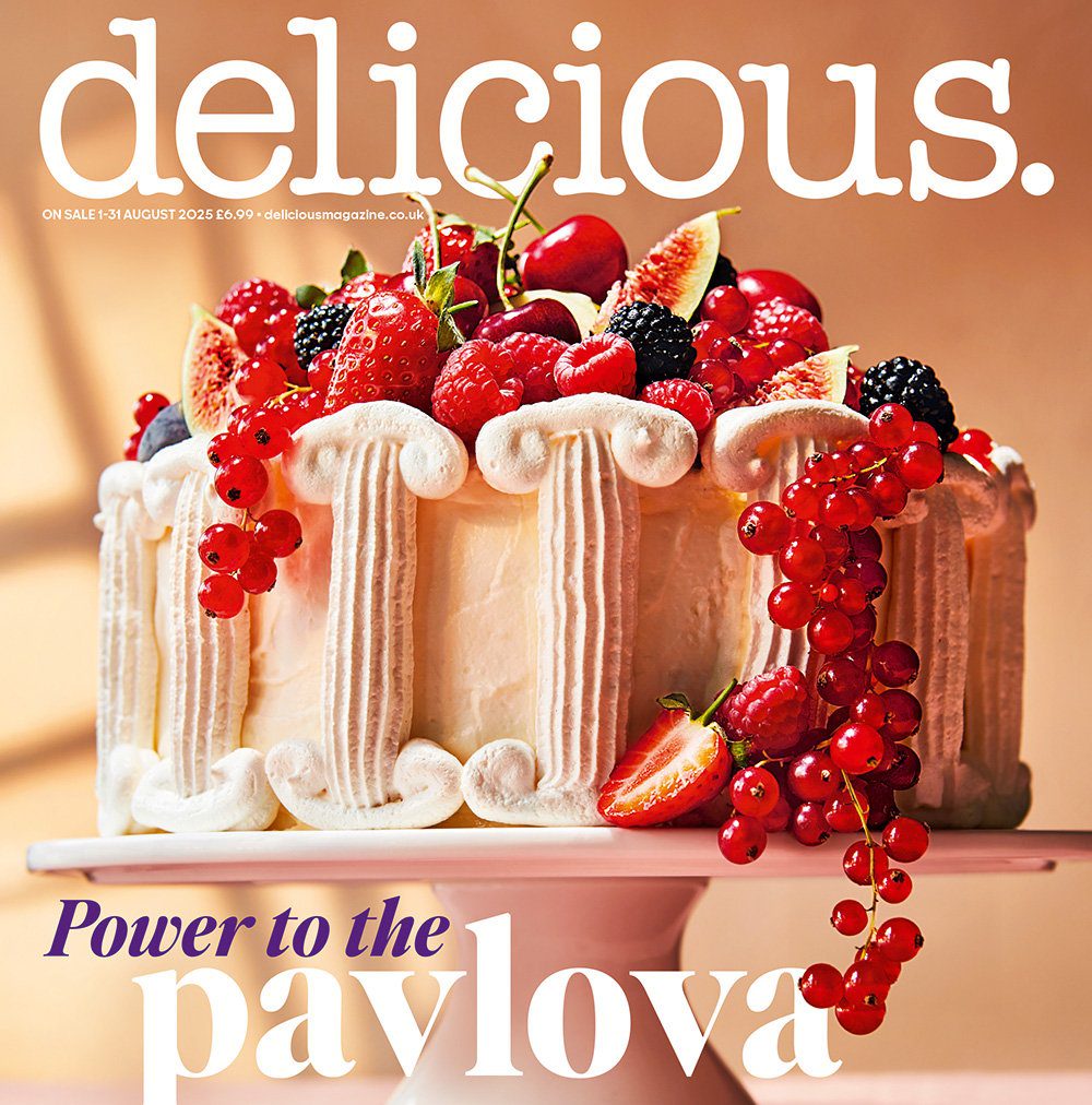 August 2025 cover of delicious. magazine UK